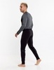 Мужские утепленные лосины Arswear Lite черные - 4