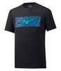 Mizuno Impulse Core Wild Bird Tee футболка для бега мужская черная - 1