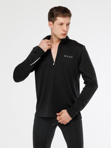 Мужская термокофта с молнией Moax Pacer 1/2 черная
