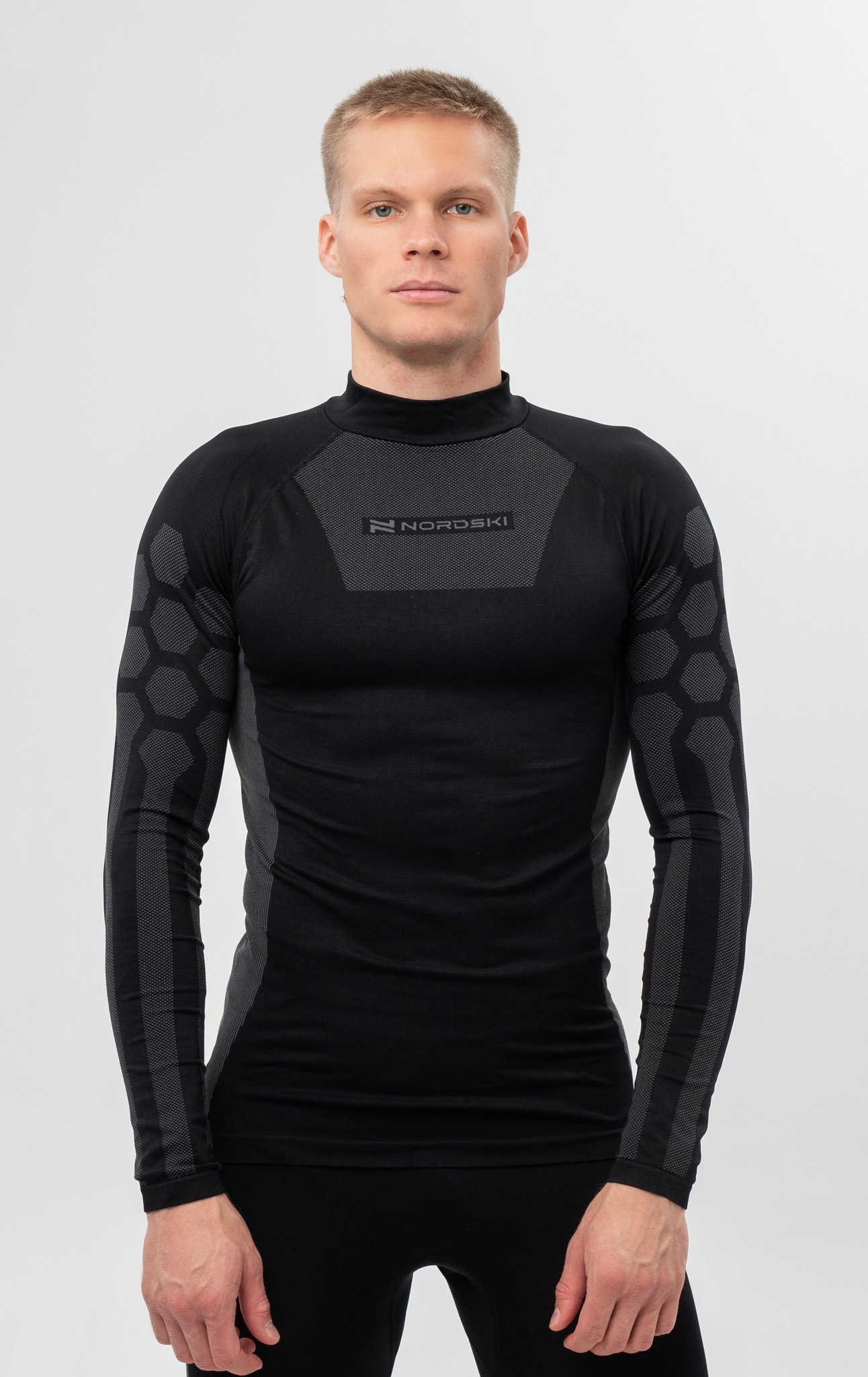 Мужской комплект термобелья Nordski Snake black-grey - 4