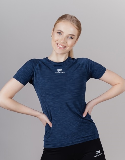 Nordski Pro футболка тренировочная женская blue