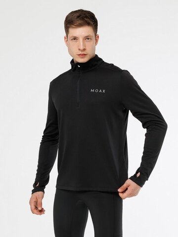 Мужская термокофта с молнией Moax Pacer 1/2 черная