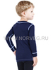 Термобелье футболка Norveg Soft  детская с длинным рукавом тёмно-синяя - 3