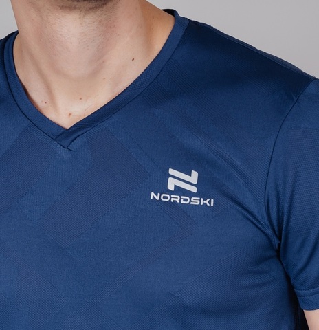 Nordski Ornament футболка спортивная мужская dark blue