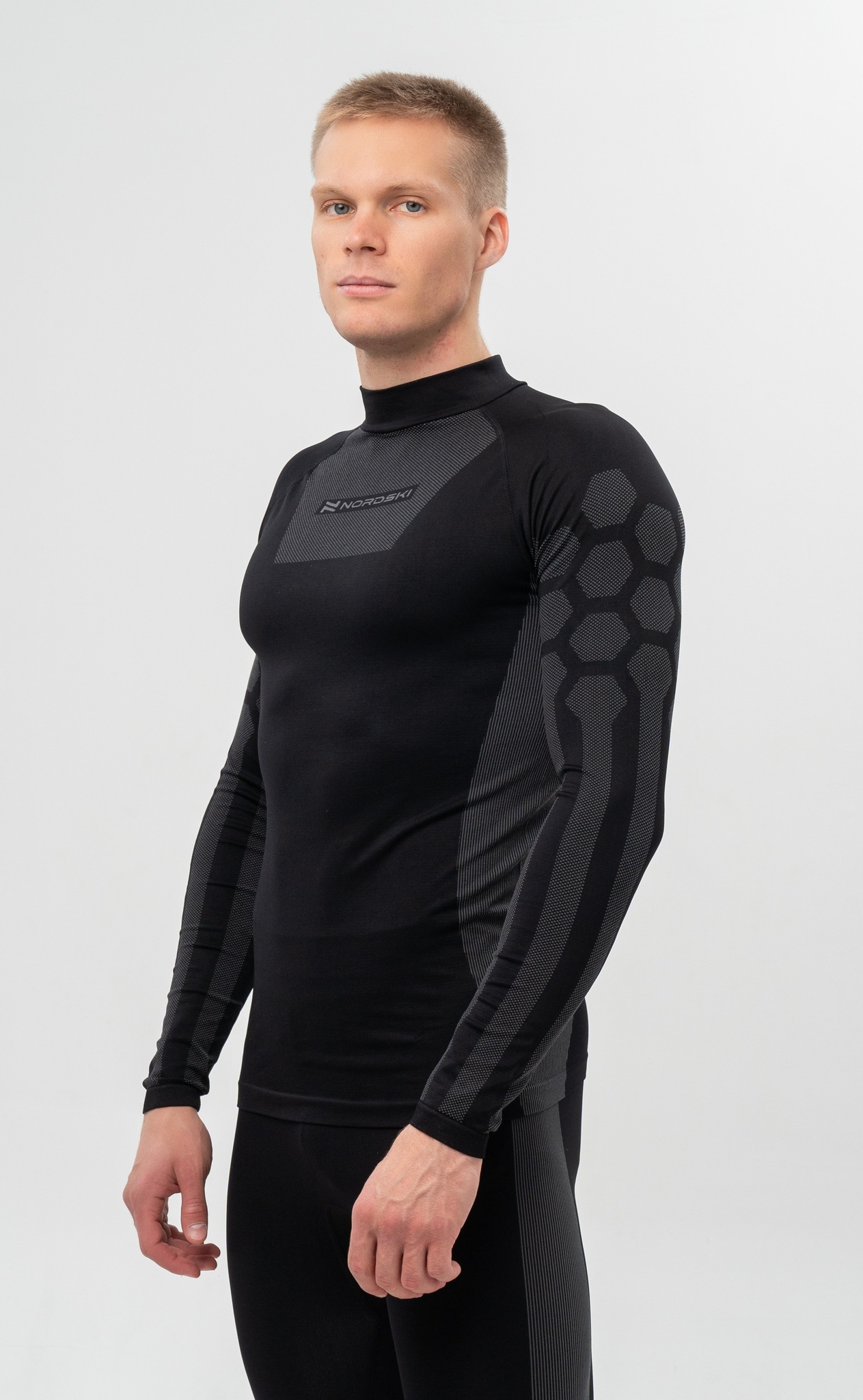 Мужской комплект термобелья Nordski Snake black-grey - 5