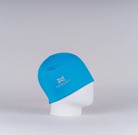 Тренировочная шапка Nordski Warm светло-синяя