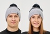 Лыжная шапка c шерстью Nordski Frosty dark grey - 1