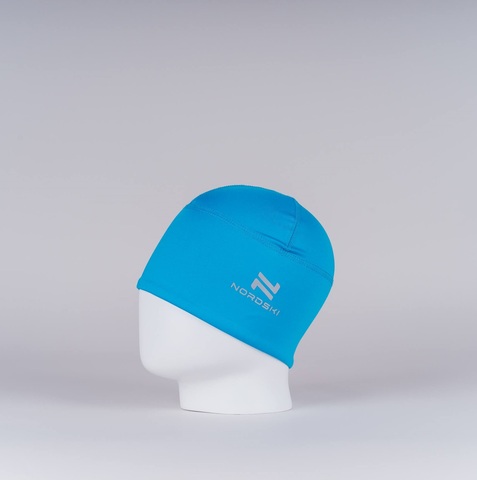 Тренировочная шапка Nordski Warm светло-синяя
