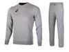 Asics Fleece Suit костюм спортивный мужской серый - 1