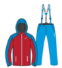 Nordski National утепленный лыжный костюм женский red - 3