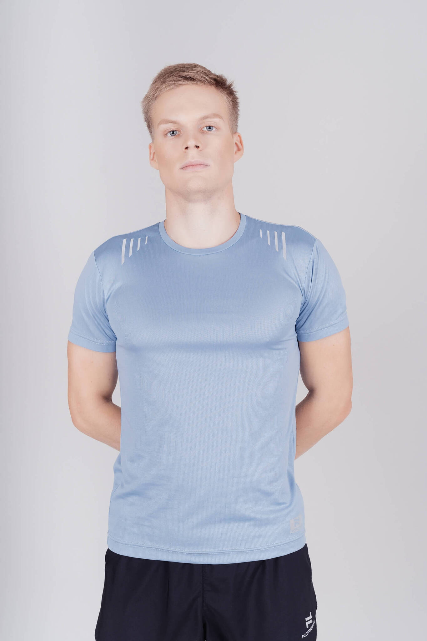 Мужская спортивная футболка Nordski Run pearl blue - 2