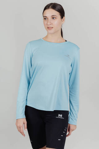Женская футболка для бега с длинным рукавом Nordski Run sky