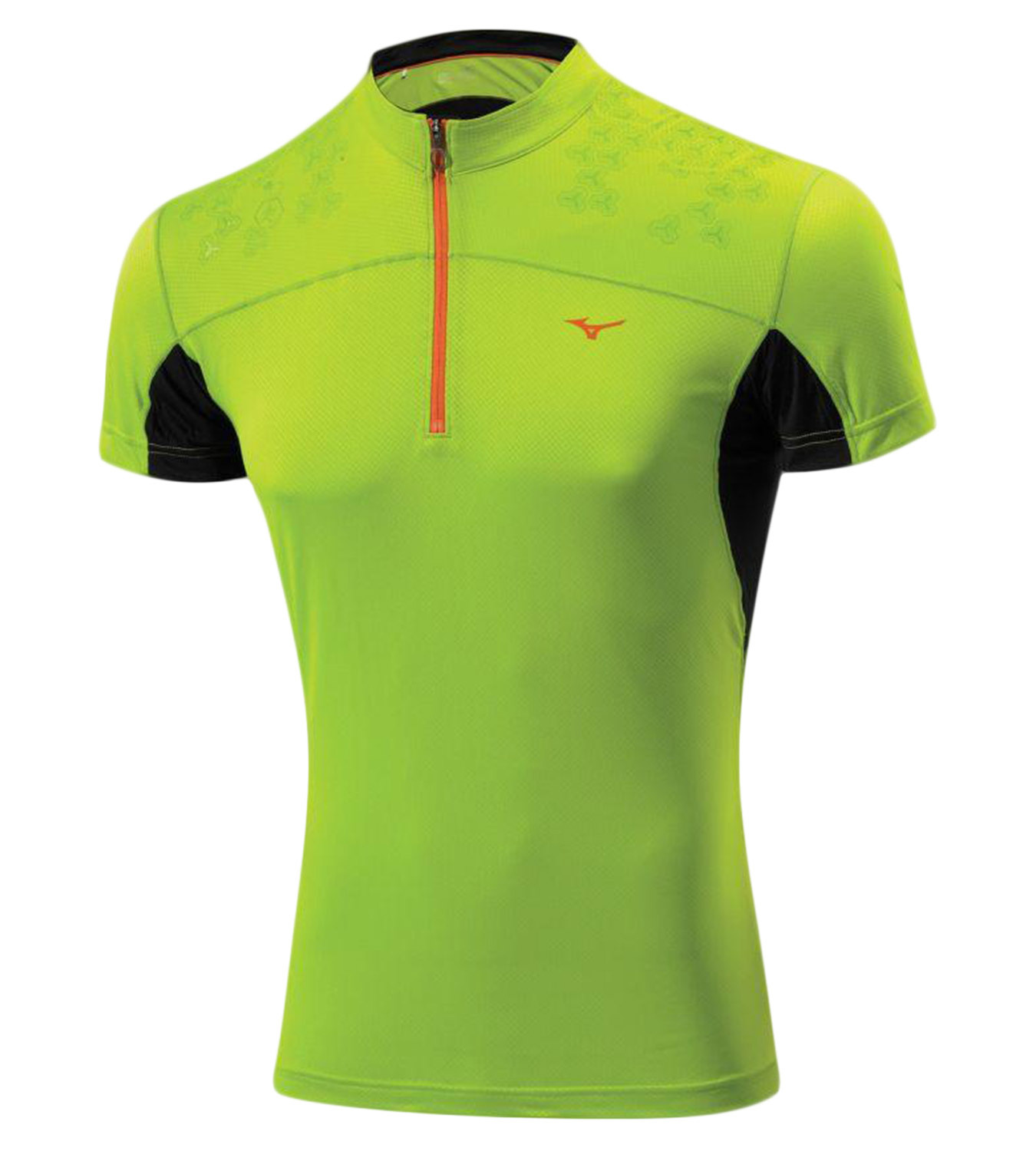 Беговая футболка Mizuno DryLite Hex Tee мужская lime - 2