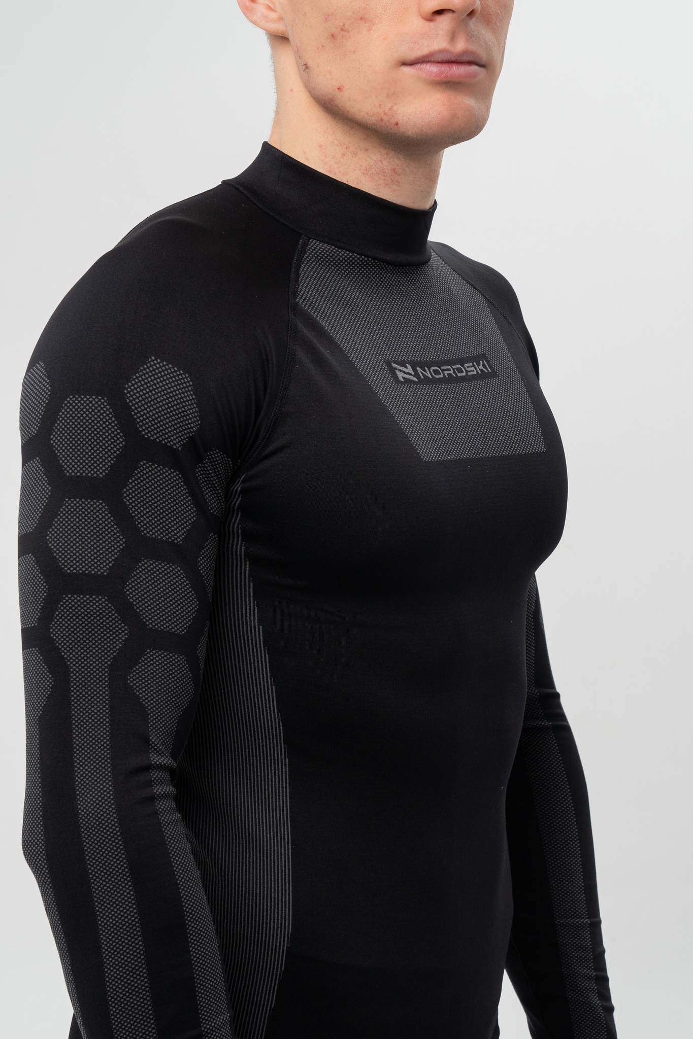Мужской комплект термобелья Nordski Snake black-grey - 7