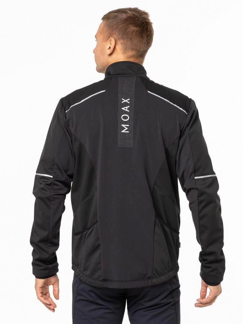 Мужская лыжная куртка Moax Tokke Softshell черная - 5