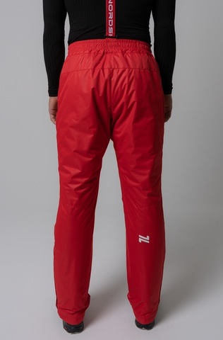 Nordski Premium теплые лыжные брюки мужские красные