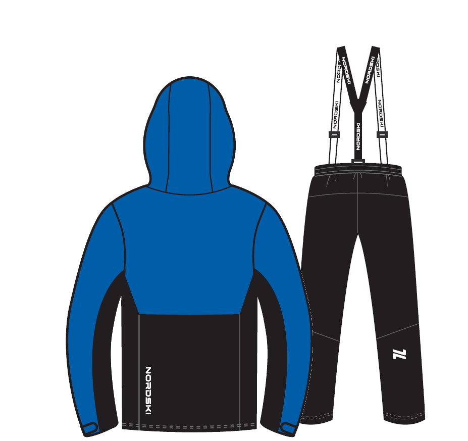 Nordski Montana Premium утепленный лыжный костюм мужской - 5