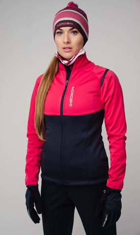 Nordski Premium разминочная куртка женская blueberry-pink