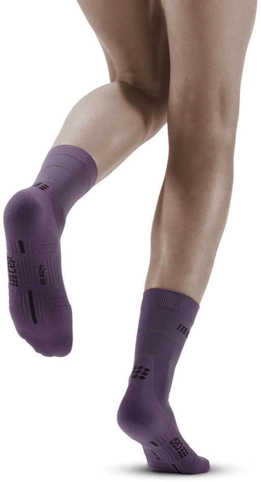 Женские компрессионные носки CEP Reflective фиолетовые - 4
