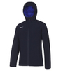 Mizuno Padded Jacket женская ветрозащитная куртка темно-синяя - 1