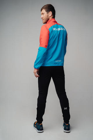 Nordski Sport куртка для бега мужская red-blue