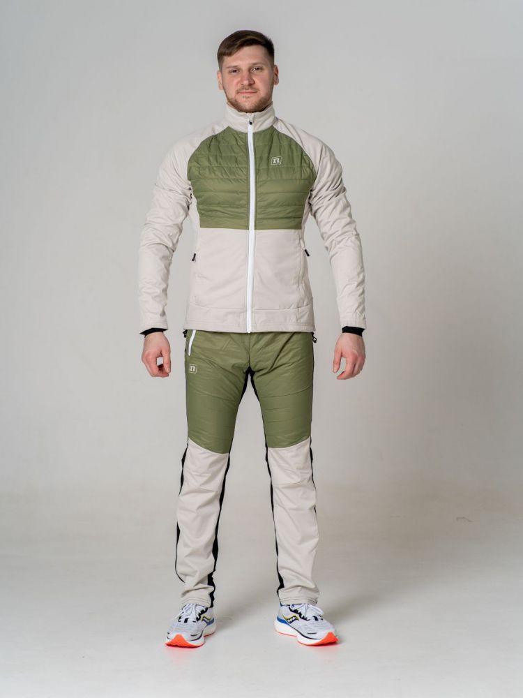 Мужская лыжная куртка Noname Hybrid 22 green - 3