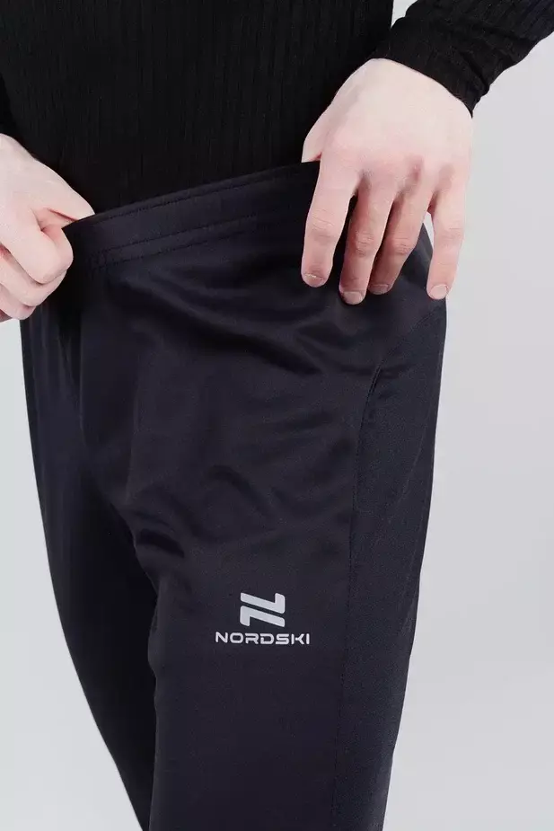 Мужской тренировочный лыжный костюм Nordski Pro pearl blue-black - 10