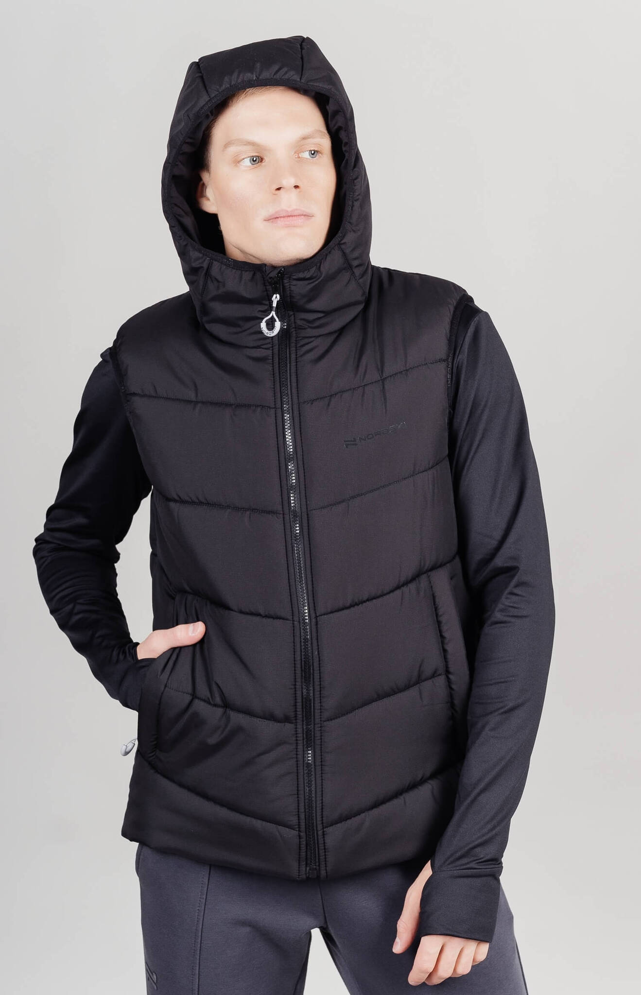 Мужской утепленный жилет Nordski Air black - 2