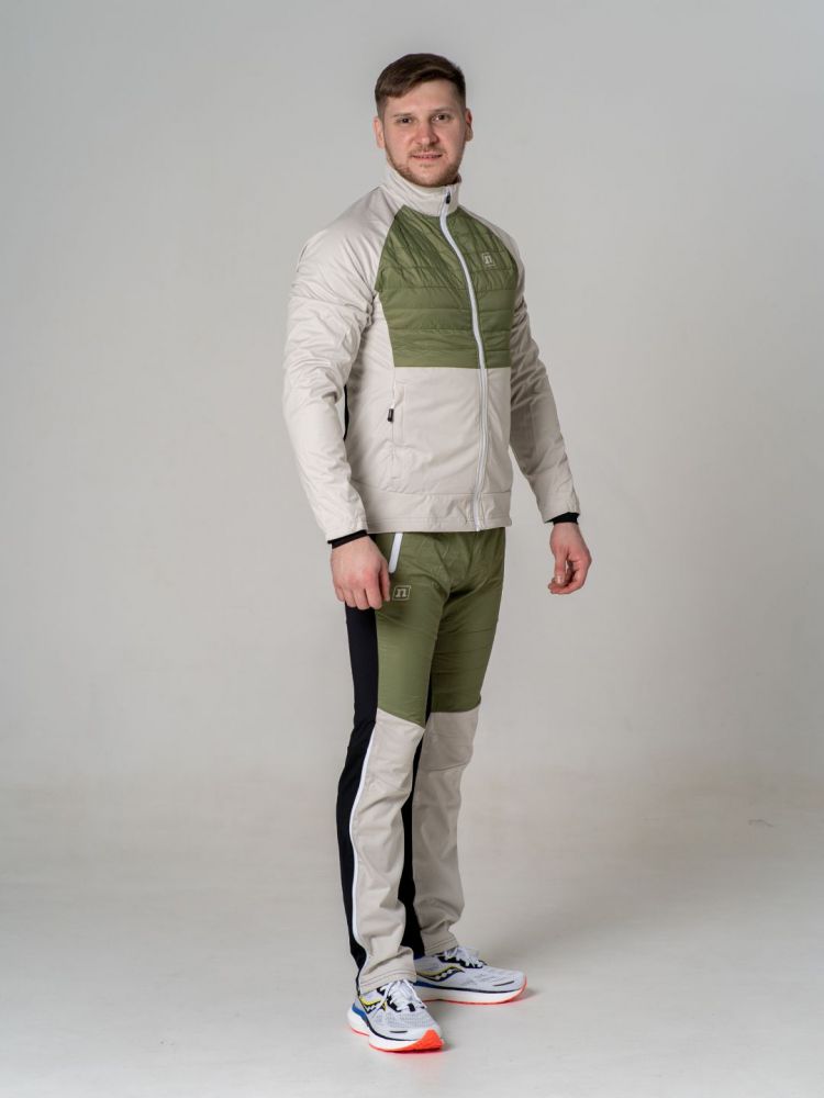 Мужская лыжная куртка Noname Hybrid 22 green - 4