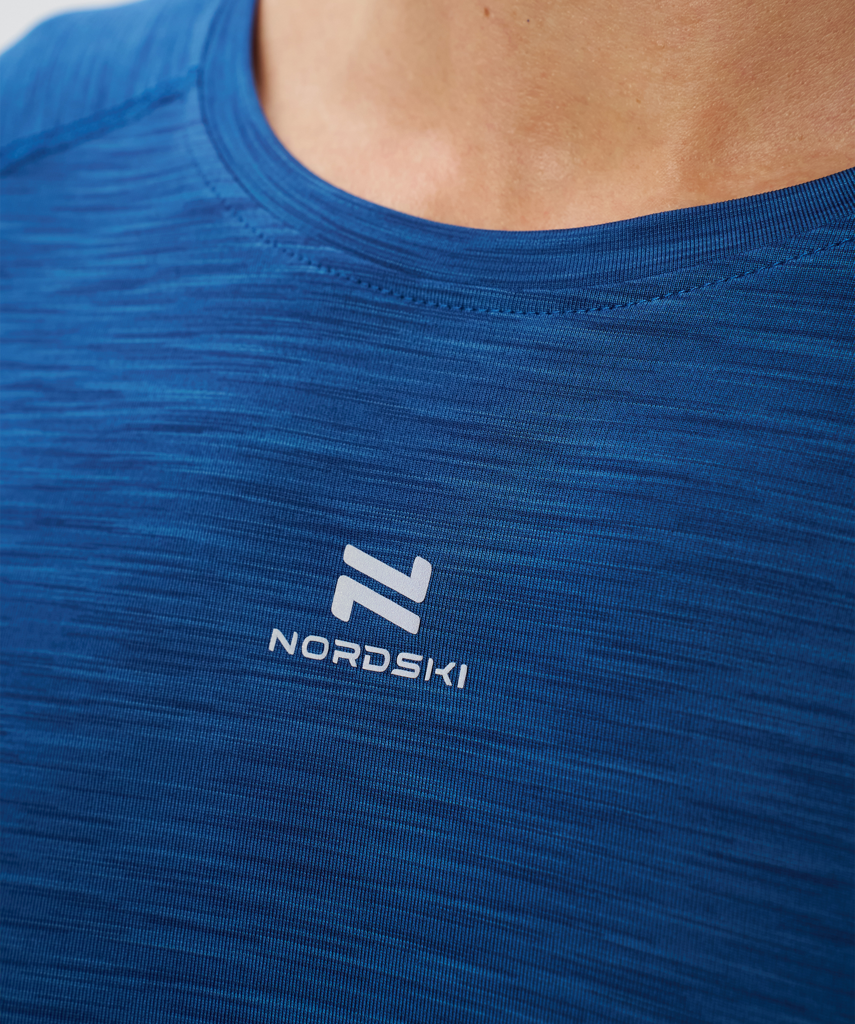 Мужская тренировочная футболка с длинным рукавом Nordski Pro dark blue - 9