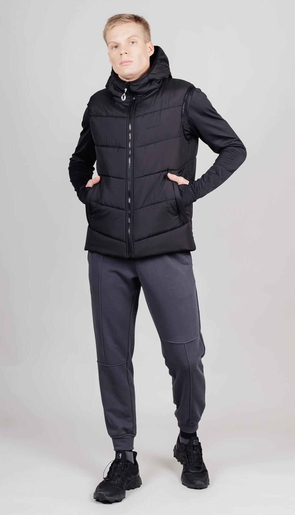 Мужской утепленный жилет Nordski Air black - 6