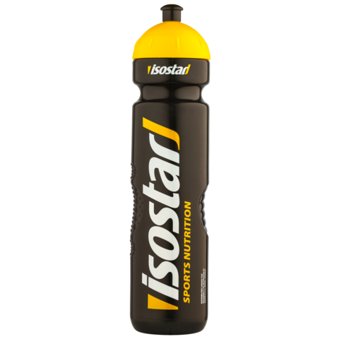 Isostar 1000 мл спортивная бутылочка black-gold