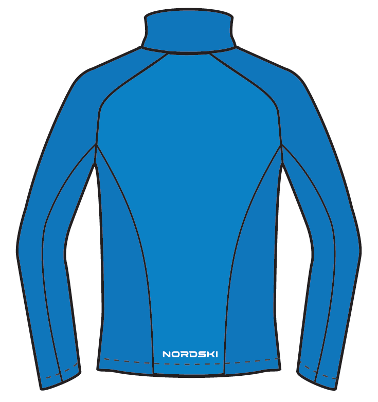 Nordski Elite разминочная куртка мужская blue - 6
