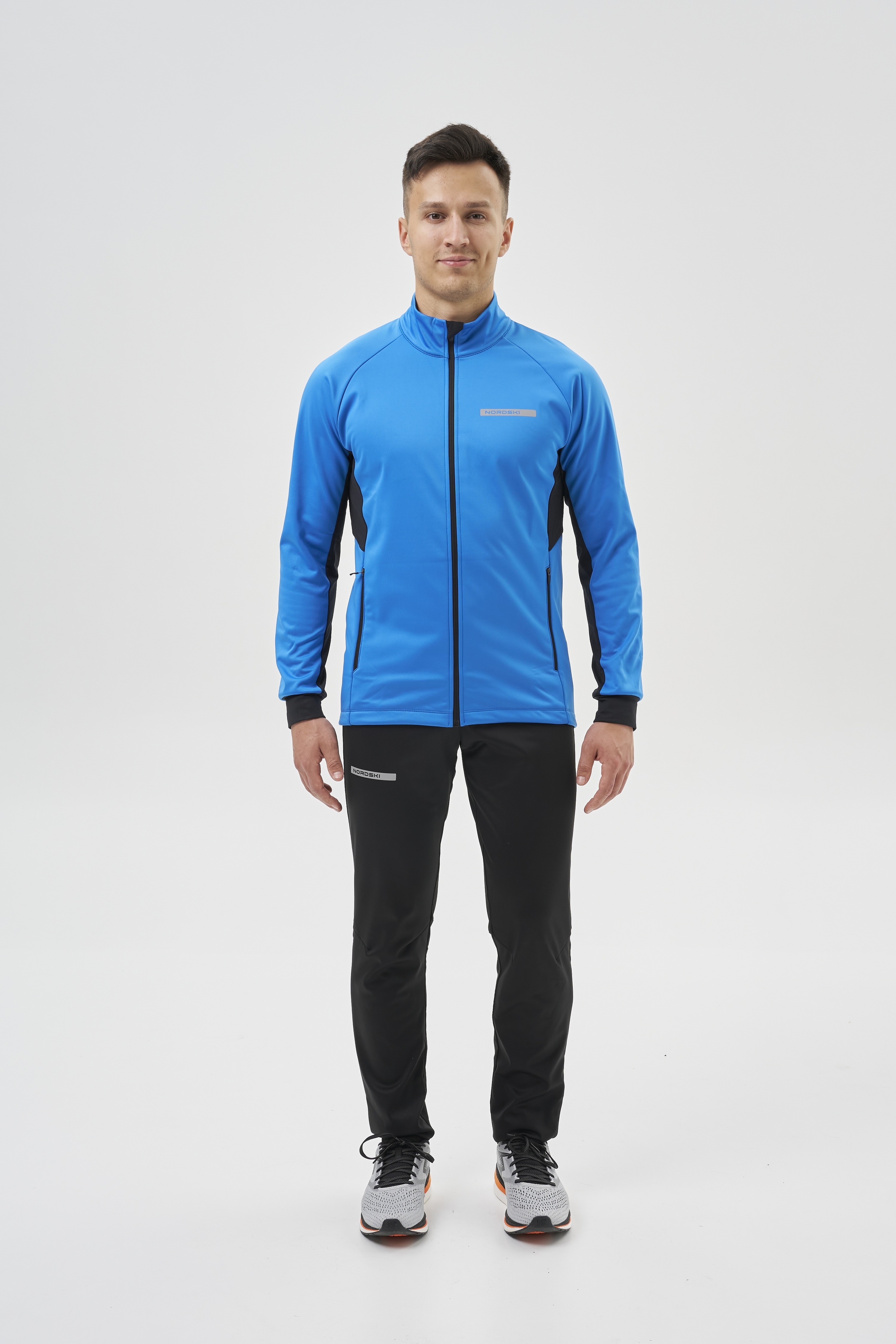 Мужской тренировочный лыжный костюм Nordski Core saphire-black