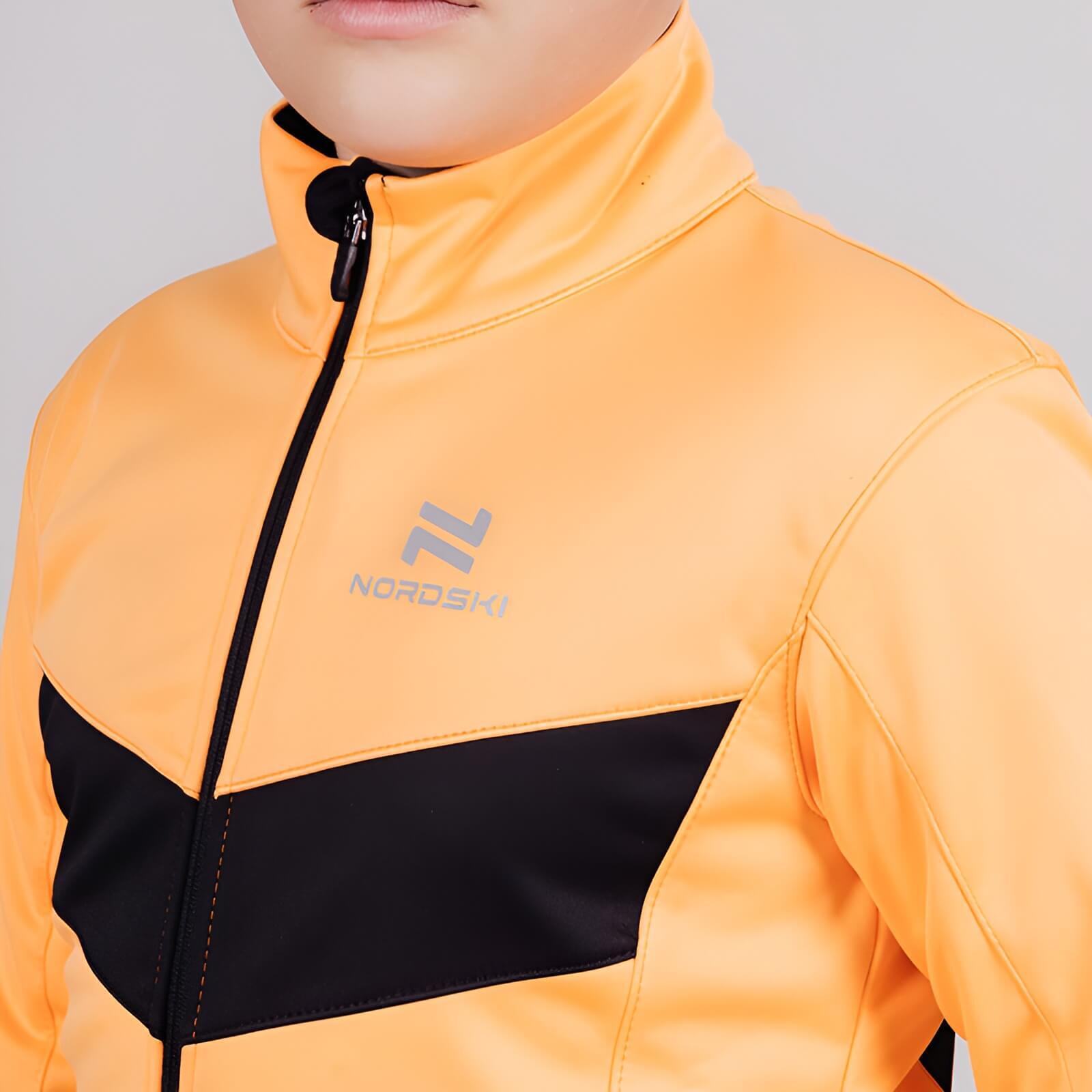 Детский разминочный костюм Nordski Jr Base Active orange - 7