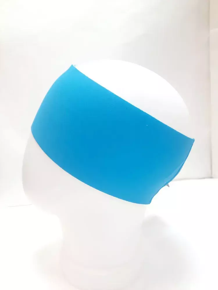Повязка Noname Frost Headband 20 черная-синяя - 2
