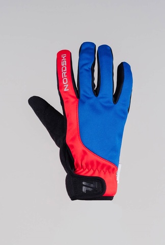 Nordski Jr Racing WS детские перчатки гоночные true blue-red