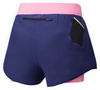 Mizuno Mujin 4.5 2 In 1 Short шорты для бега женские синие-розовые - 2