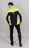 Мужская утепленная разминочная куртка Nordski Base lime-black - 8