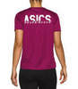Asics Katakana Ss Top футболка для бега женская фиолетовая - 3