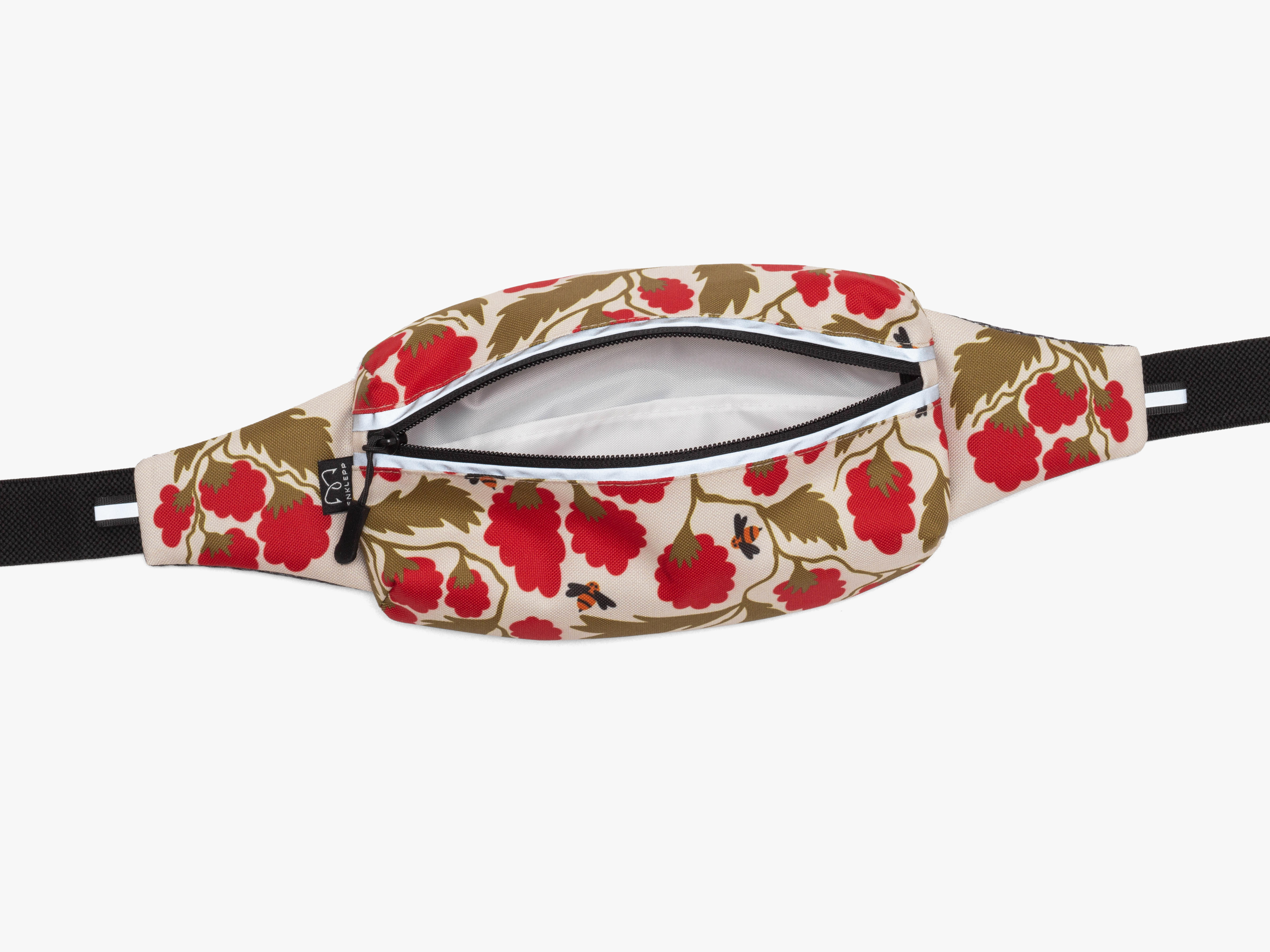 Поясная сумка для бега Enklepp Marathon Waist Bag raspberry bees - 4