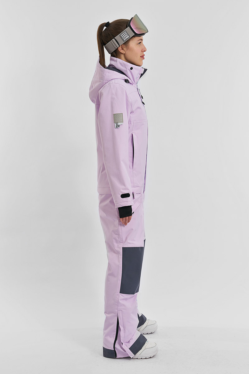 Женский комбинезон Cool Zone Lime для сноуборда и горных лыж лавандовый - 3