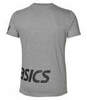 Asics Low Big Logo Tee футболка для бега мужская серая - 2