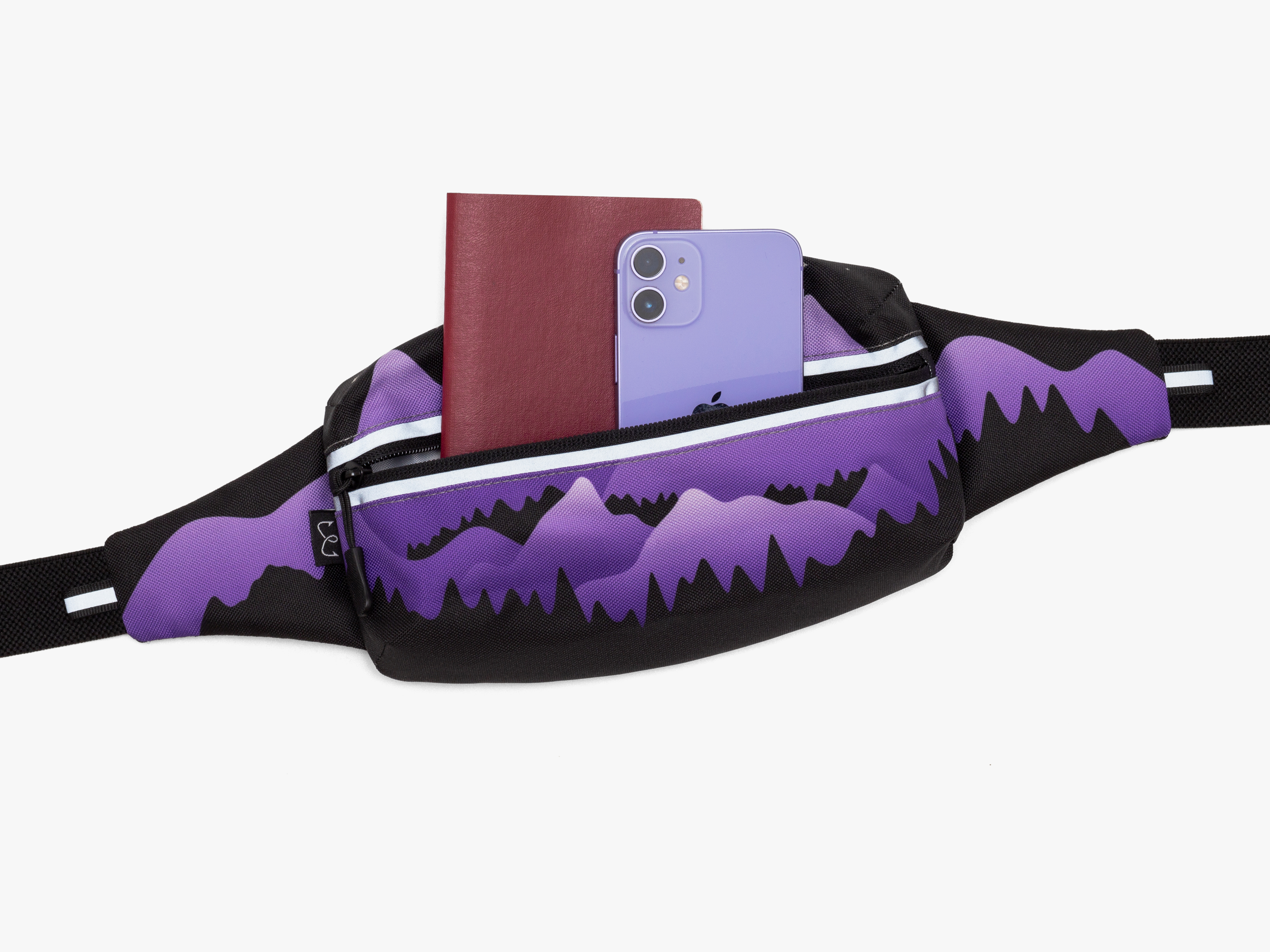 Поясная сумка для бега Enklepp Marathon Waist Bag night in mountains - 5