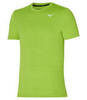 Mizuno Impulse Core Tee беговая футболка мужская зеленая - 1