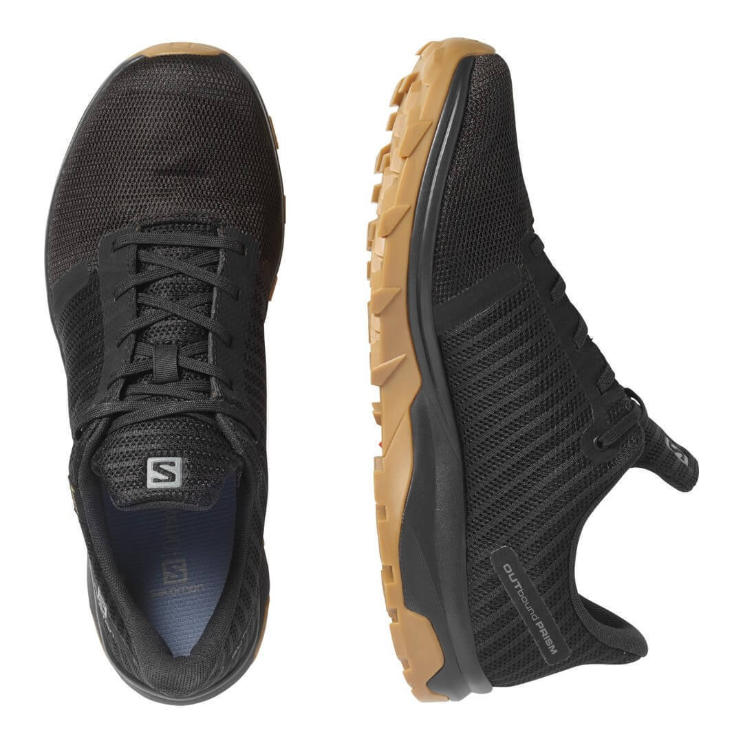 Мужские кроссовки для бега Salomon Outbound Prism GTX черные (Распродажа) - 4
