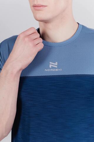 Мужская футболка для бега Nordski Pro Energy arctic-blue