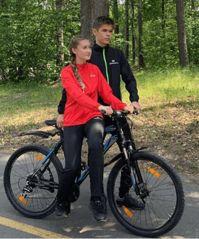 Nordski Jr Motion костюм беговой детский красный