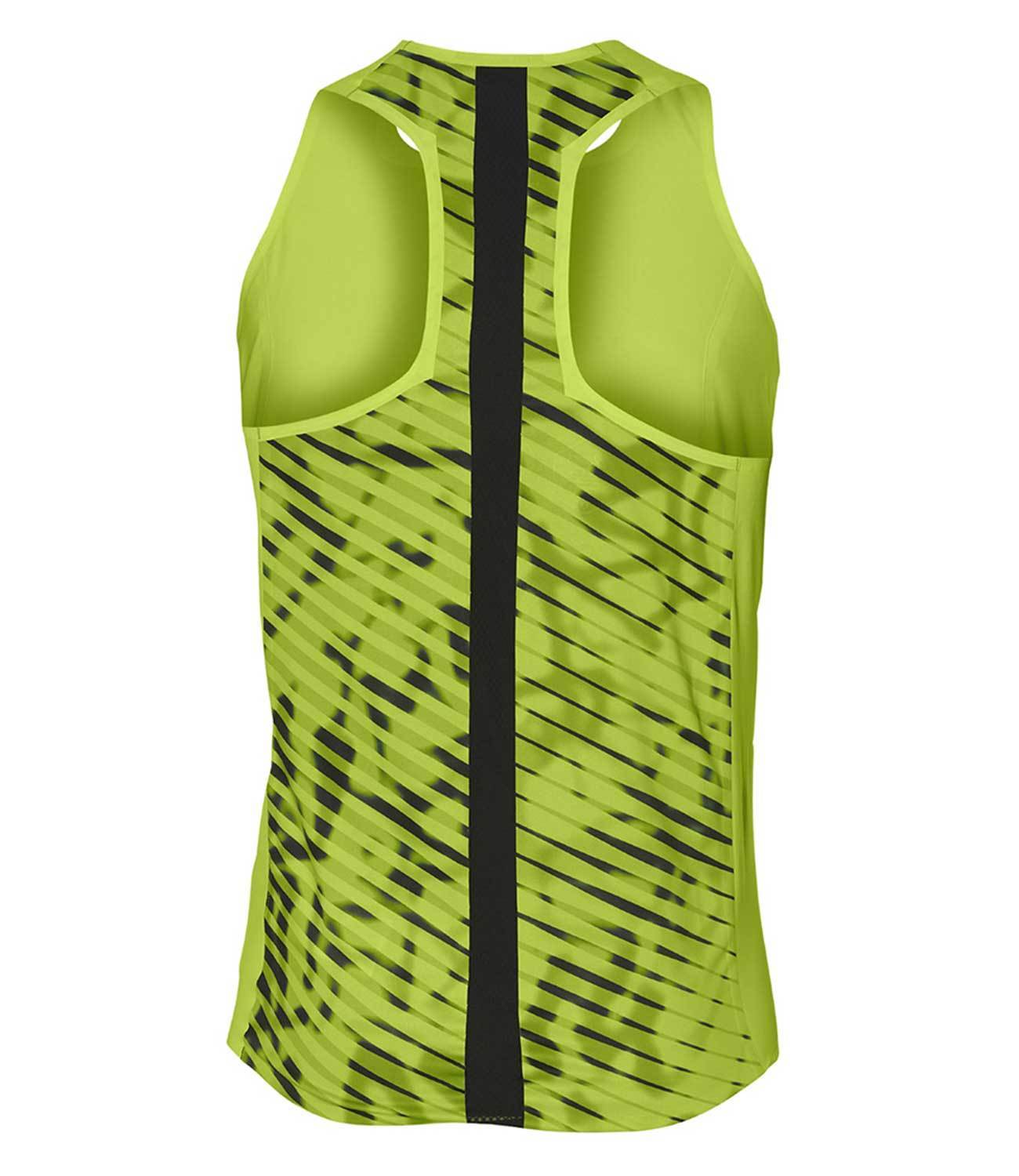 Asics Singlet майка спортивная мужская лайм - 2