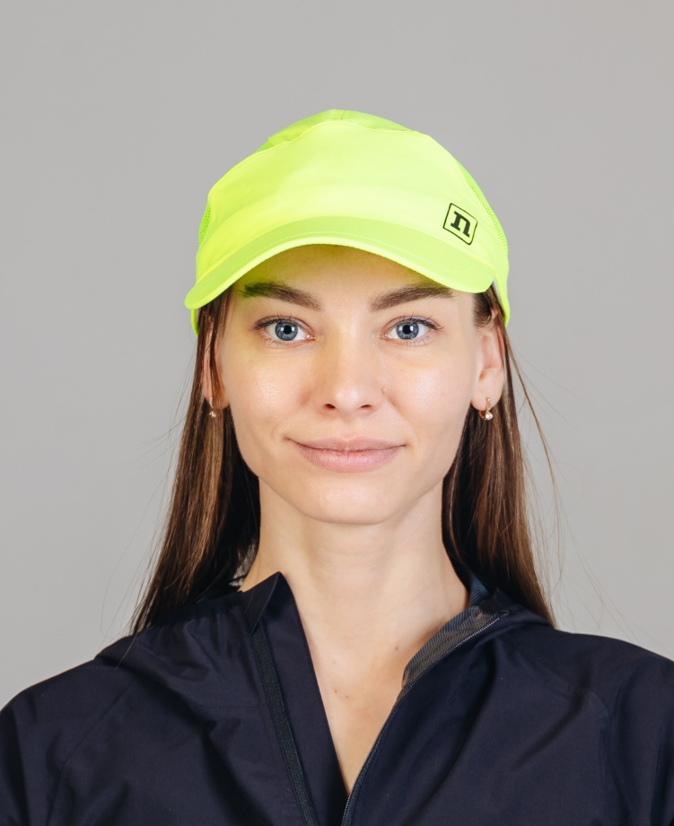 Спортивная кепка Noname Race neon yellow - 2
